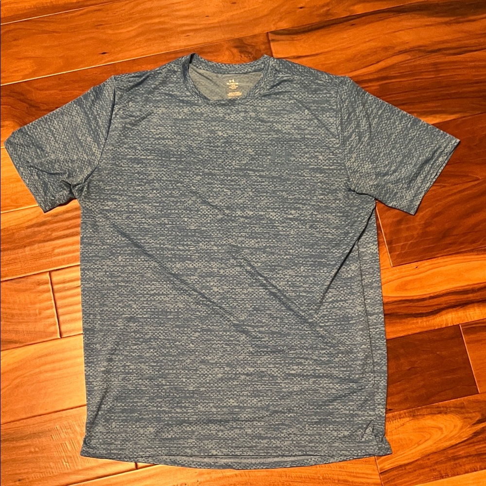 Under Armour Heathered Blue Short Sleeve Tee